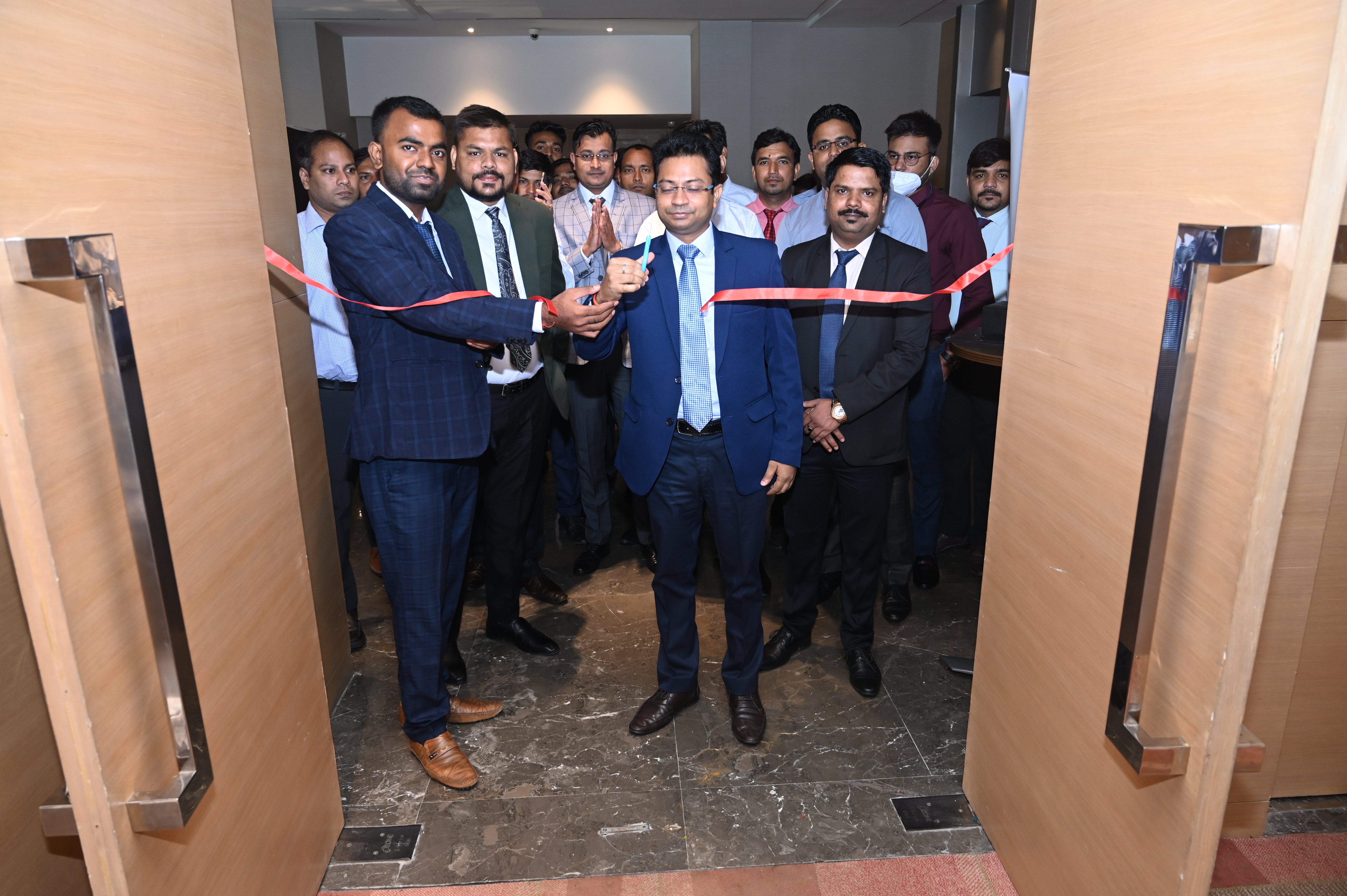 Ribbon cutting by Director Nikhil Kumar Maurya at Querencia Innovation Day
